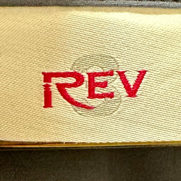 New Rev3 Tunic Blouse Women's Size S Navy Plum Center Back Pleat Stretch Office - Picture 3 of 14